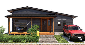 23.4坪 南玄関プラン 3LDK (土間リビング) 外観