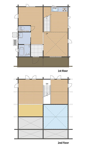 HANDS LOG 80 間取り図