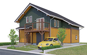 36坪 南玄関プラン 4LDK 外観