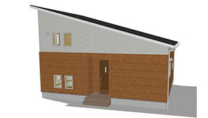 27.8坪 北玄関プラン 3LDK 外観