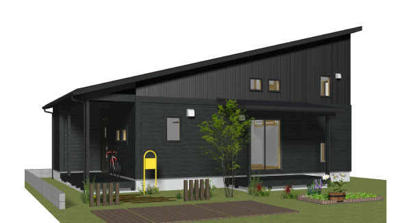 29.6坪 南玄関プラン 5LDK 外観