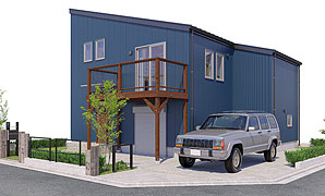 36坪 南玄関プラン 4LDK 外観