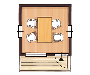 4.5畳プラン 間取り図