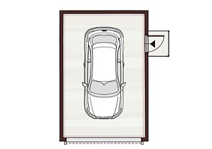ガレージ6畳×2 間取り図